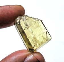 Pour bijoux 60 crt superbe citron bio quartz brut taille 30x19x11 MM pierre p...