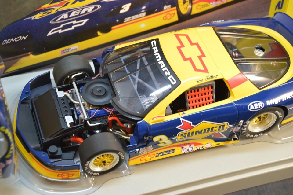 PEACH GMP 1/18 CHEVROLET CAMARO SUNOCO RON FELLOWS NASCAR DIE CAST MODEL - Immagine 4 di 4