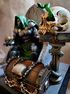 sideshow dr doom on throne