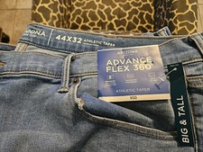 Arizona Jean Co  44x32 Jeans Athletic Taper Advance Flex