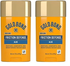 Friction Defense Stick, with Aloe to Soothe, Comfort  Moisturize Rough Skin, Pr