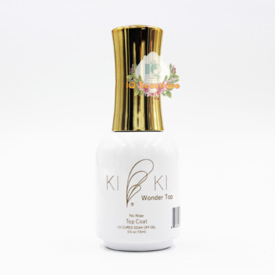 Ki Ki Wonder Gel - UV/LED Soak off Gel (No-Wipe) New Super Shiney 2023