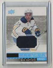 16-17 2016-17 Upper Deck Premier Rookies Jerseys #R4 Nick Baptiste