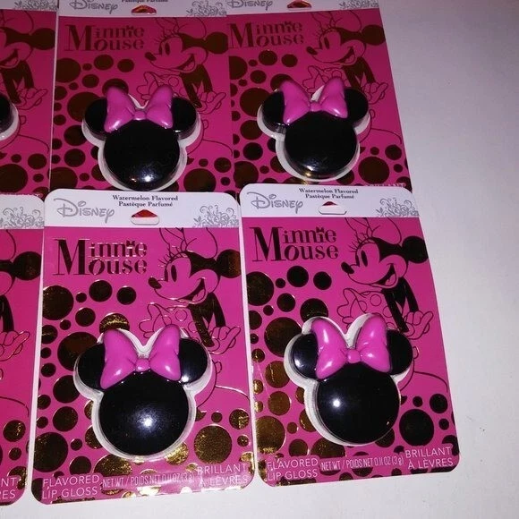 Juego de 9 Favores de Fiesta Chapstick Niñas Minnie Mouse Niños Medias Rellenas Nuevo Foto 4 de 4