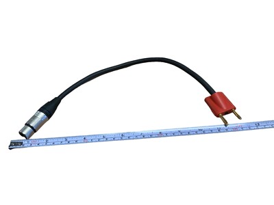 Neutrik NC3FXX XLR to Dual Banana Plug Test Adapter Cable | eBay
