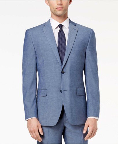 Alfani Slim-Fit Stretch Light Blue Suit 