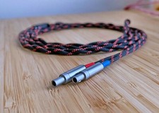 LITZ PURE SILVER CABLE FOR SENNHEISER HD 800 HD 820 HD 800s 4.4mm TRRS 3.5mm TRS