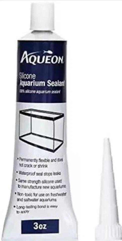 Lote de 4 Selladores Silicona Aqueon Acuario Transparente 3 Onzas Foto 2 de 4
