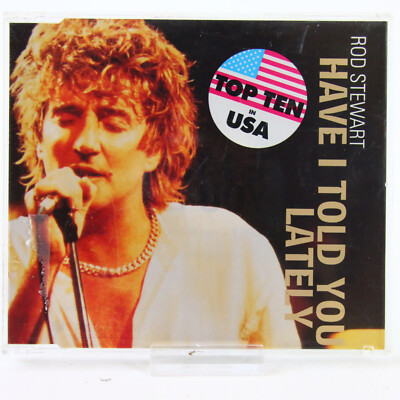 Music Musik Maxi Single CD Rod Stewart   Have I Told You Lately Gut