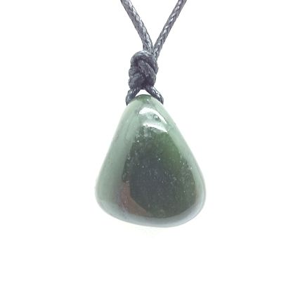Kanadische Jade Kiesel Anhänger grüner Nephrit Jade Stein Halskette v. Chr. Kanada #29