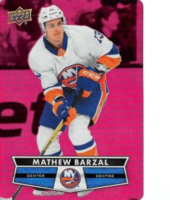 2021-22 UD Tim Hortons Red Die-Cut #DC-2 Matthew Barzal