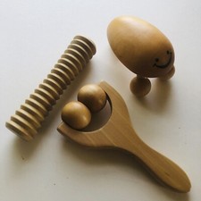 Wooden Massage Therapy Roller tools New