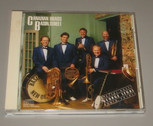 Canadian Brass - Basin Street (CD, 1987, CBS/Sony) Japan 32DC 1014 No OBI