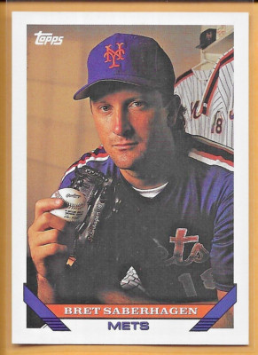 1993 Topps #600 Bret Saberhagen New York Mets