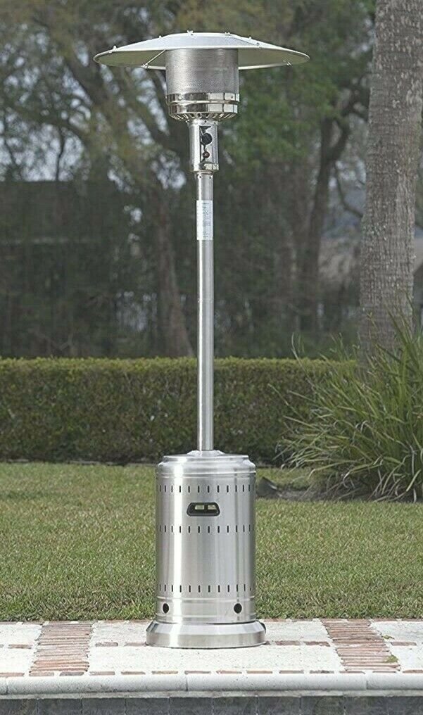 OPENBOX+AmazonBasics+Stainless+Steel+Commercial+Patio+Heater for sale  online | eBay