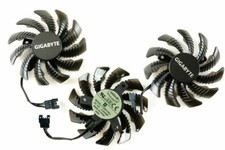 Set of 3 Fan Cooler Fan For Gigabyte GTX 1080 GTX 980Ti GTX 660Ti T128010SU 75mm