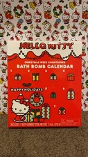 NEW, HELLO KITTY CHRISTMAS WEEK COUNTDOWN 7 DAY BATH BOMB CALENDAR