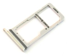 OEM SAMSUNG GALAXY S7 EDGE DUOS SM-G935FD SILVER MICRO SD DUAL SIM CARD TRAY