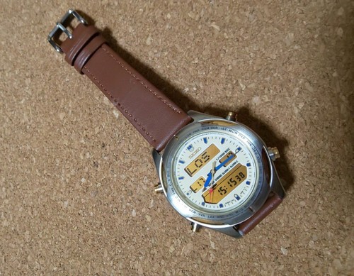SEIKO SEIKO WORLD TIME H021-8040 QUARTZ MEN'S WATCH - Picture 2 of 6