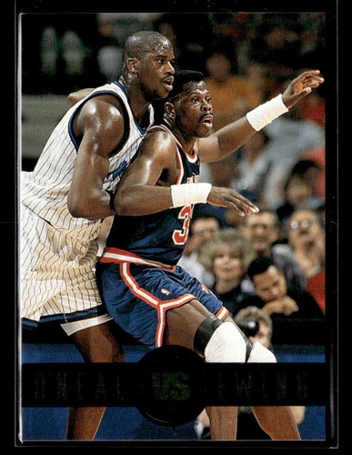 Shaquille O'Neal/Patrick Ewing 1993 SkyBox Showdown Series #SS2 Magic/Knicks - Picture 1 of 2