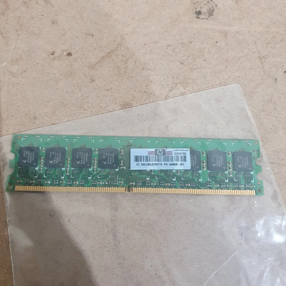 Qimonda HYS72T128020EU-2.5-B2 1-GB 2Rx8 PC2-6400 DDR2-800 240-Pin DIMM ECC SDRAM - Image 4 of 4