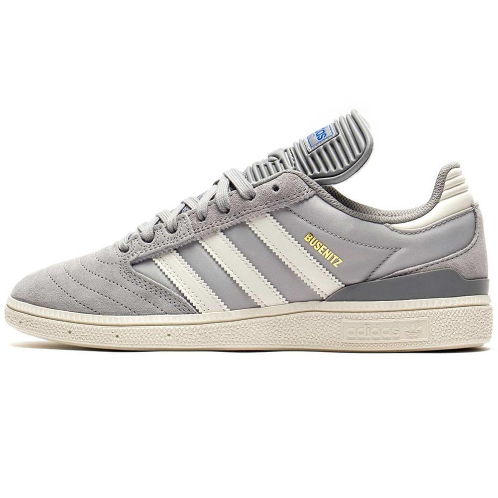 ADIDAS BUSENITZ SOLID GREY/WHITE MENS SKATE SHOE