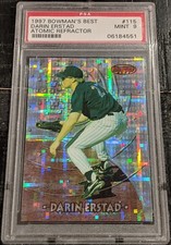 1997 Bowman's Best ATOMIC REFRACTOR Darin Erstad PSA 9 MINT POP-3 One-10 Angels