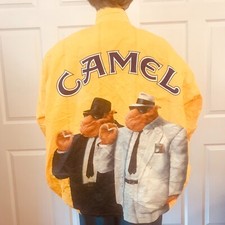 Vintage 1990's Tyvek Joe Camel Advertising Jacket Size XL
