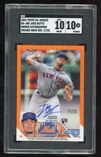 Jose Butto 2023 Topps Chrome Update Auto Rookie Orange #d /25 SGC 10 10 Mets