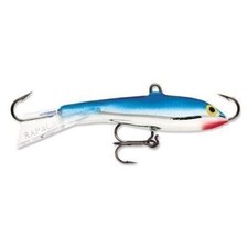 Rapala Jigging Rap Vertical Lure 2" 5/16 oz Reversed Hooks Chrome/Blue W5CHB