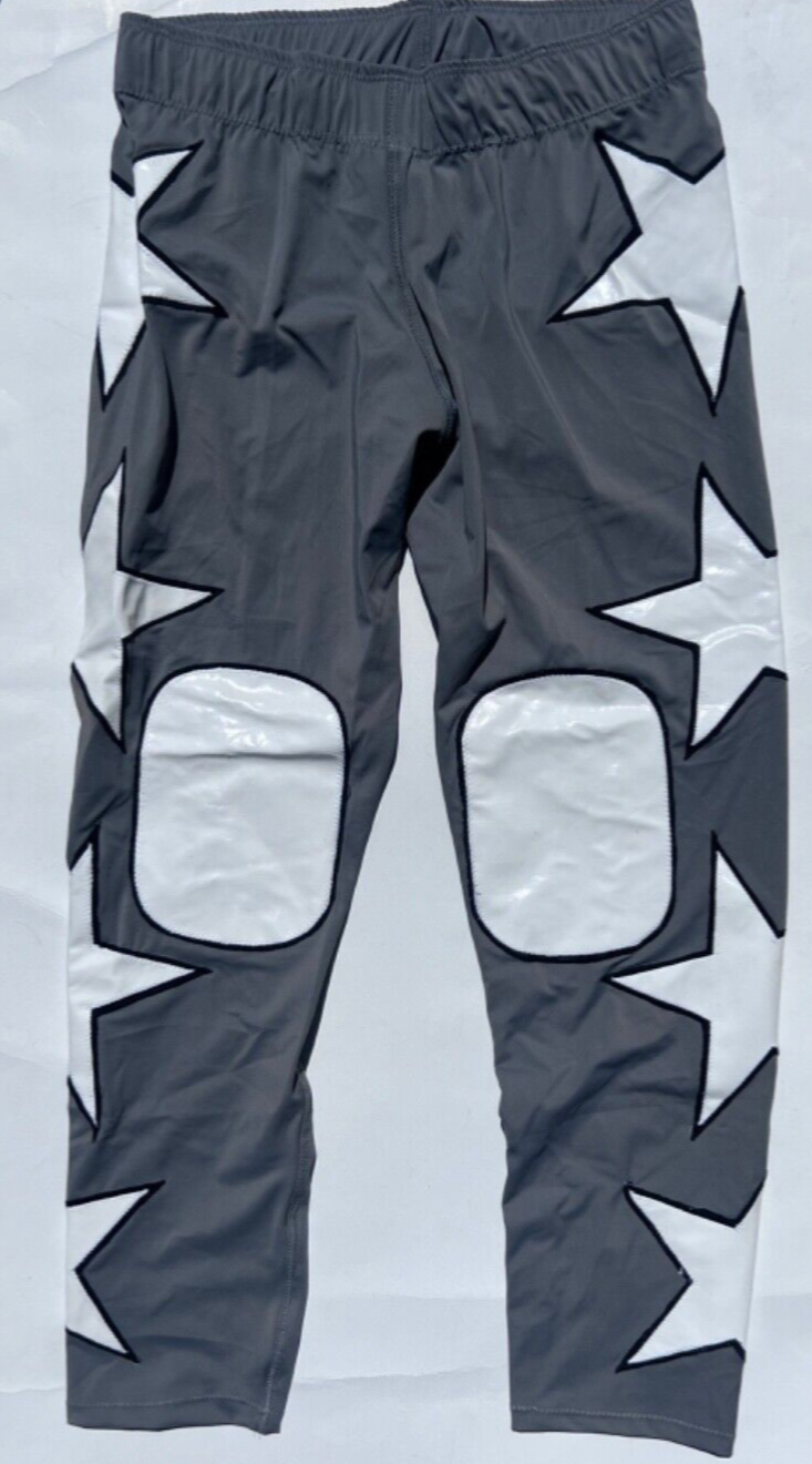 New Custom Classic Gray Pro Wrestling Tights XL eBay