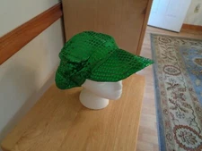 WOMEN'S/MEN'S GREEN SEQUIN CAP BY AMSCAM, . POLYESTER