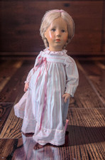 BROWN EYED GIRL 50.8 CM 20" DOLL ORIGINAL KATHE KRUSE STOFFPUPPE WITH TAG