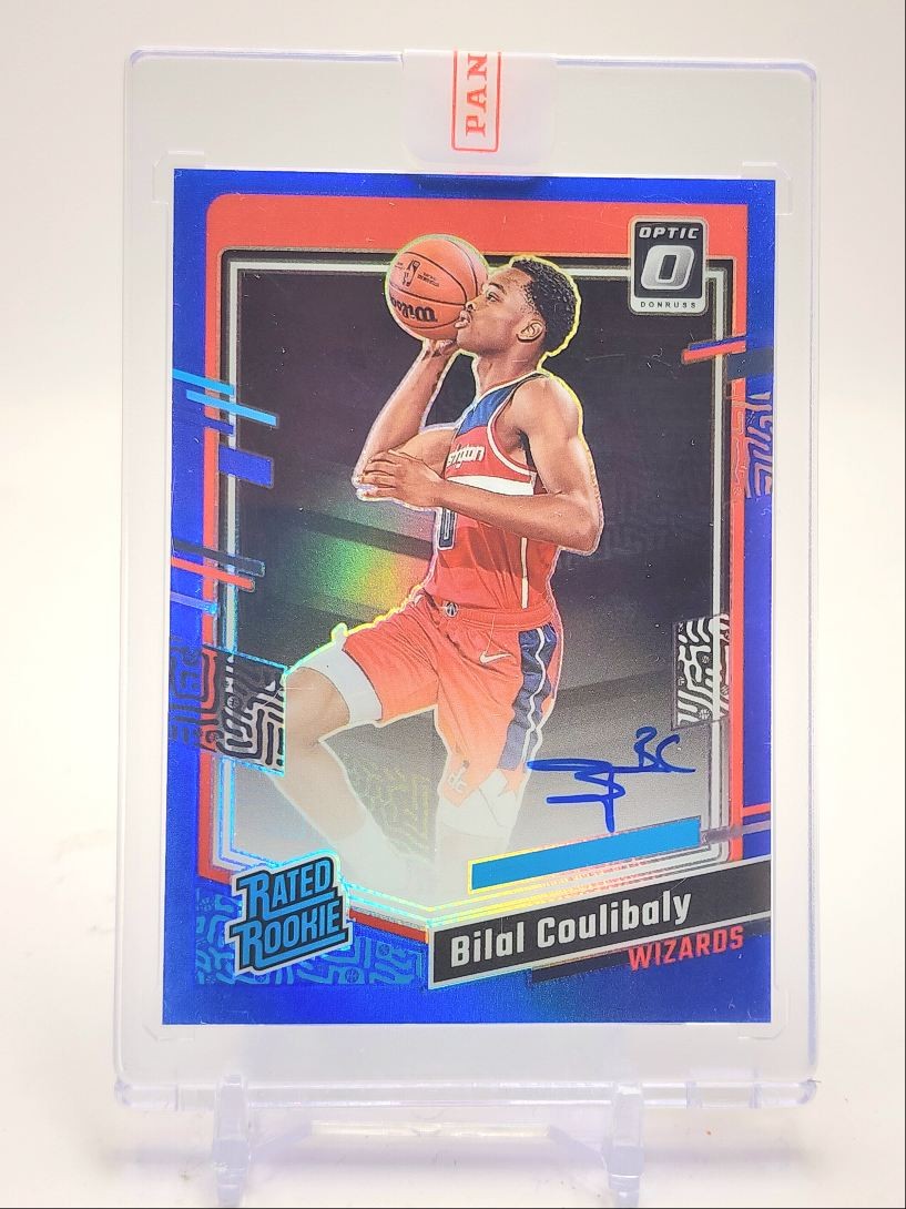 BILAL COULIBALY 2023-24 DONRUSS OPTIC RATED ROOKIE BLUE RC AUTO /49 Q3329