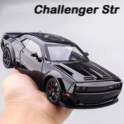 1:24 Challenger Str Hellcat Alloy Model Toys Diecast Car Doors Opened