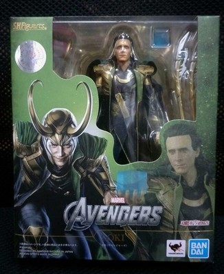 US New Stock Bandai S.H.Figuarts SHF The Avengers Loki 6'' Inch Action Figure