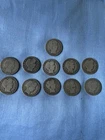 11-- Morgan Silver Dollars.  Fair Condition, (Good investment)