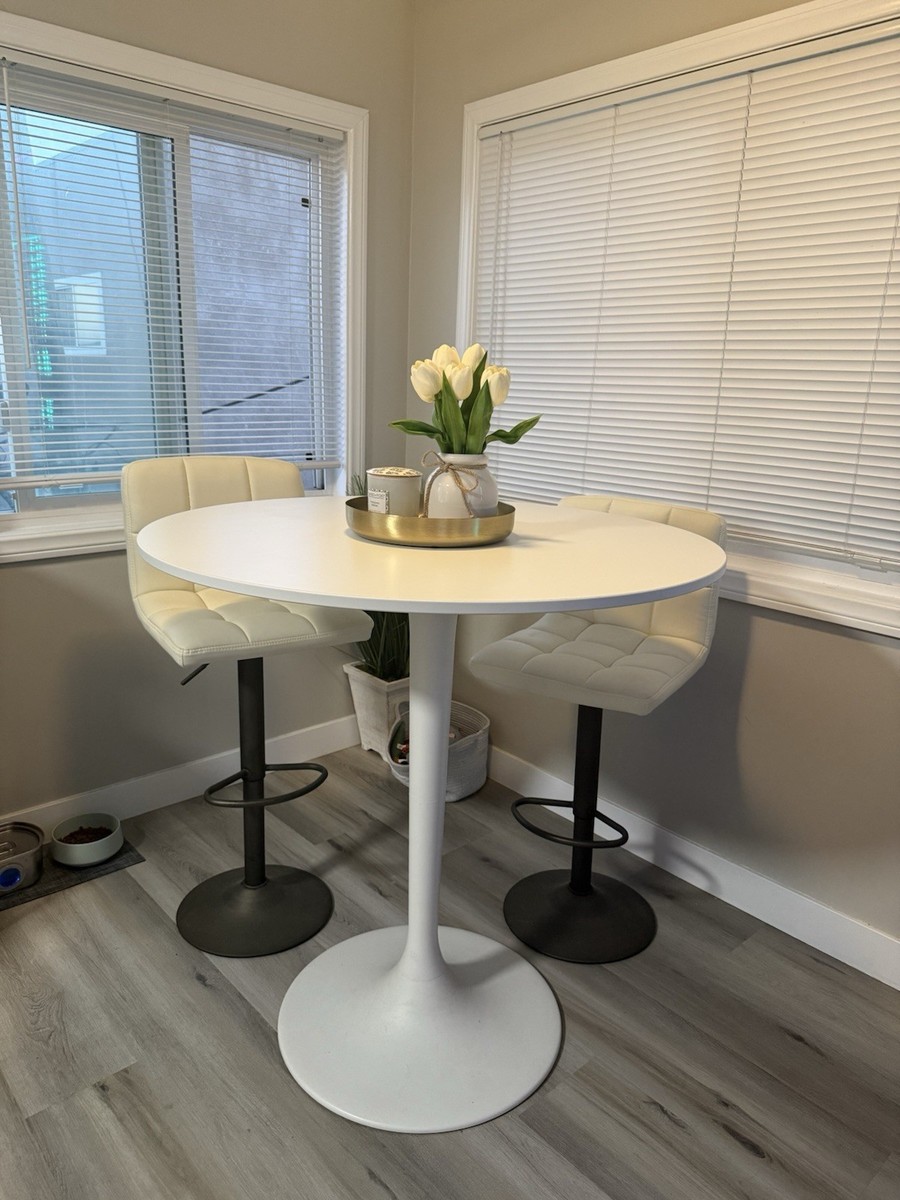Ikea Docksta Dining Table with 2 Chairs From Ashley Furniture | eBay