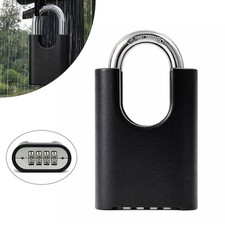 Heavy Duty Weatherproof Code Lock 4 Digit Padlock for Outdoor Shed Gate Fence UK