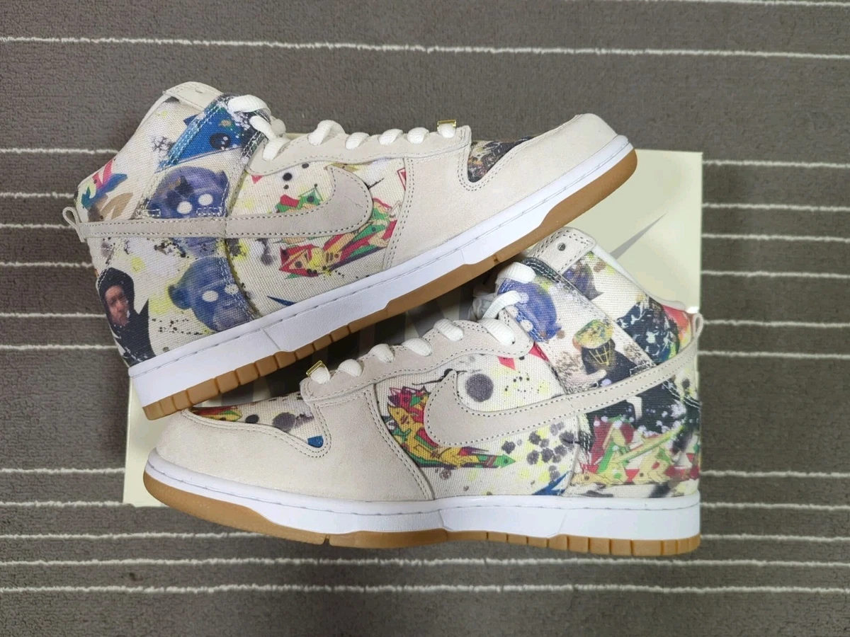 Nike Supreme x Dunk SB High Rammellzee for Sale | Authenticity