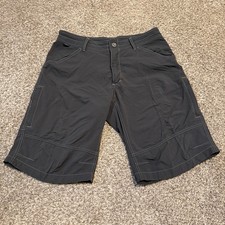 KUHL Renegade Shorts Mens 34 Charcoal Gray Stretch Hiking Outdoor RN108846