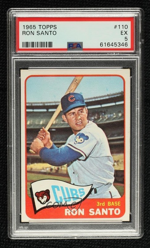 1965 Topps Ron Santo #110 PSA 5 HOF