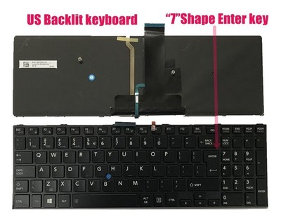 US Backlit keyboard for   Satellite Pro R50-C/Tecra A50-C/Z50-C+Pointer *wq