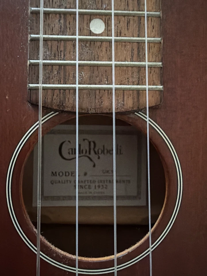 Carlo Robelli UKS Soprano Ukulele – Brown Wood – Good Condition - Image 2 of 4