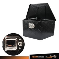 26 Inch 2613.312 Aluminum Trailer Tongue Box Pickup Truck Tool Box Black