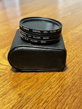 52mm 3-Piece UV/CPL/FLD Filter Kit for Digital SLR Camera Lens