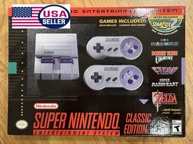Nintendo - Super Nintendo Classic Edition - Mini Game Console - Usa - Sealed!!