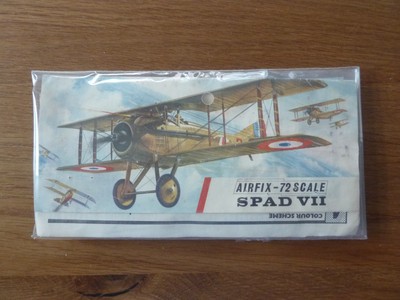 Airfix 01049      Spad VII   vollständig/ gute OVP Typ III