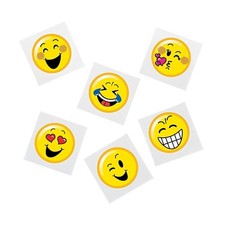 Emoji Temporary Tattoo Assortment - 72 Count