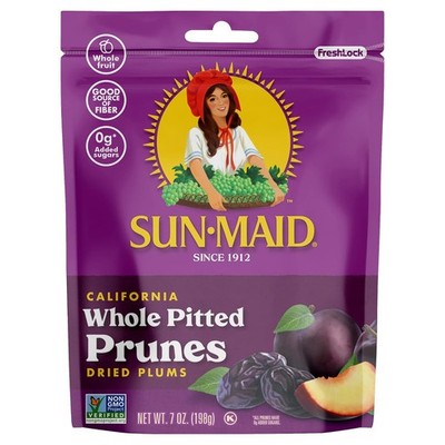 Non-GMO Pitted Dried Prunes 100% Fruit No Sugar Added Sun Dried Prunes 7 oz